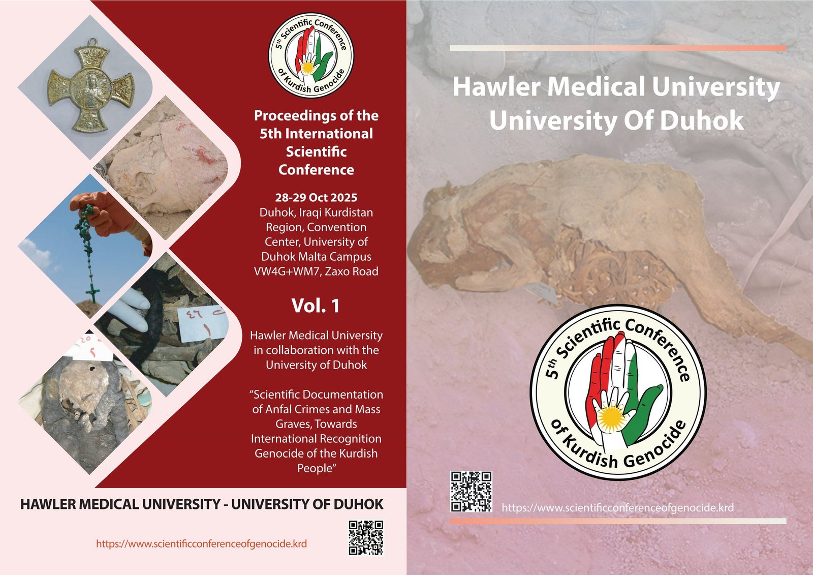 The 5th International Scientific Conference on the Genocide of the Kurdish People – Scientific Documentation of Anfal Crimes and Mass Graves: Towards International Recognition of the Genocide of the Kurdish People